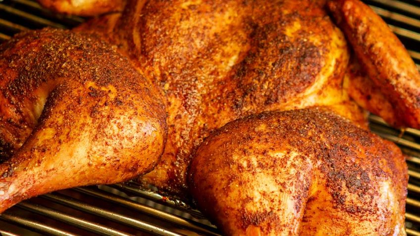 Moroccan style BBQ chicken